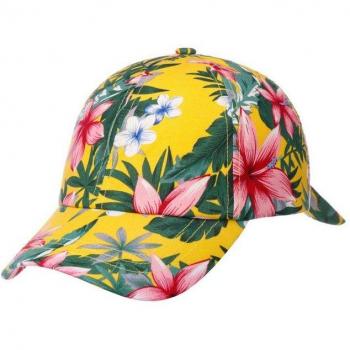 Yellow Women's Flower Cap with Loop by Lipodo