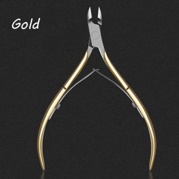 Outil Ciseaux Ongles Pointe Acier Inoxydable 501 Or – Coupe-Cuticules