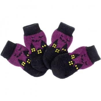Halloween Waterproof Pumpkin Socks for Pets