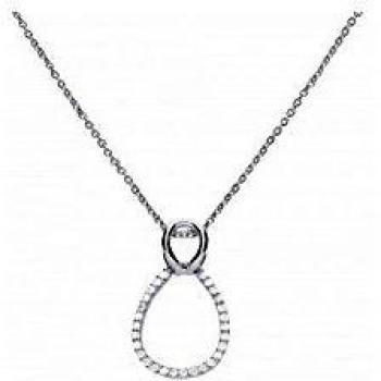 Colgante DiamonFire en plata con circonitas brillantes