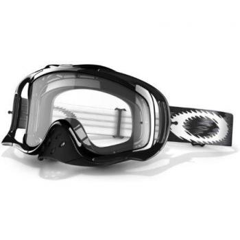 Masque Oakley Crowbar MX Jet Black uni, vitesse et gris discret