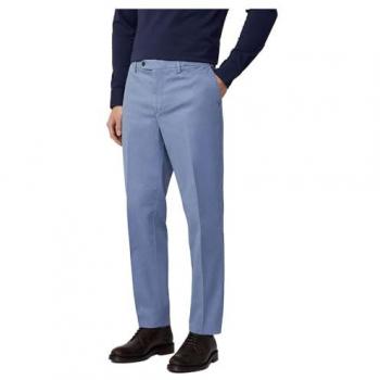 Men's Chambray Blue Chino Pants by Hackett C Sanderson