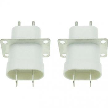 2Pcs 4-Pin Magnetron Connector for Microwave Oven