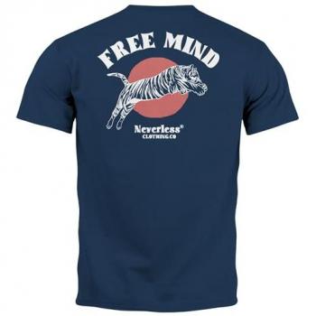 Neverless Tiger-Design Herren T-Shirt