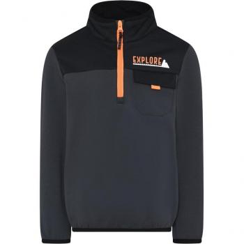 Suéter polar LEGO Wear Lwsaipal 701 gris para pequeños