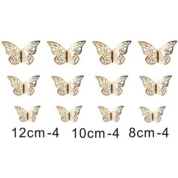 Ensemble de Papillons 3D pour Décoration