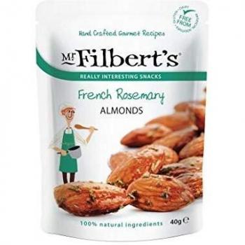 Mr Filberts Premium French Rosemary Almonds – 40 g (20‑piece pack)