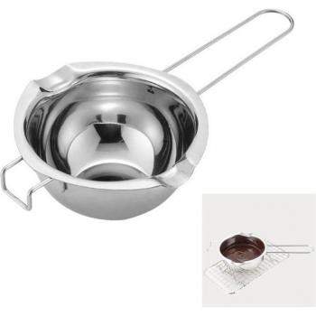 Multi-purpose Stainless Steel Melting Pot with Digital Meat Thermometer