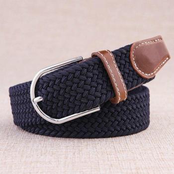 Adjustable Fashion Elastic Canvas Belts for Women