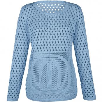 Atmungsaktiver Damenpullover Paola, 48, Ajour‑Print