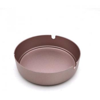 Tragbarer Edelstahl Aschenbecher 10 cm Rund Bunt Lila Blau Grün