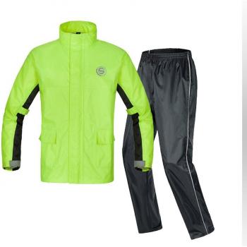 Men's Double Split Motorcycle Raincoat