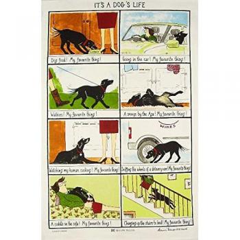 Dogs Life Cozy Cotton Kitchen Towel