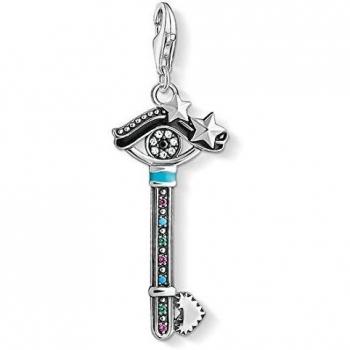 Thomas Sabo Accessorio Vetro & Cubic Zirconia – Penna di Argento per Donna