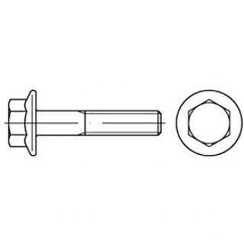 Sechskantflanschschraube R 10105 M 10 x 1,5 x 25 10.9 flZnnc-L 100 Stück