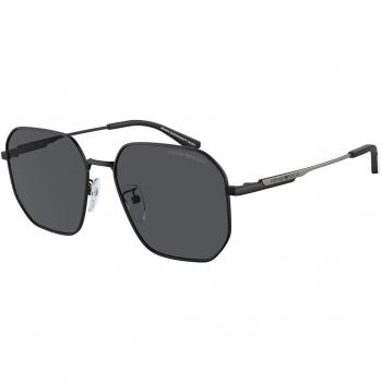 Emporio Armani EA2154D Men's Pilot Sunglasses Black