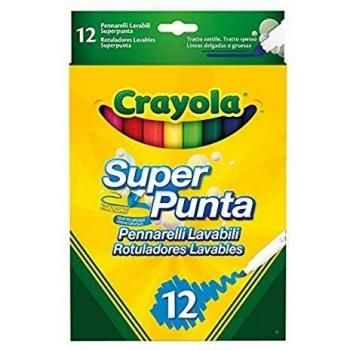 Crayola Supertips Washable x12