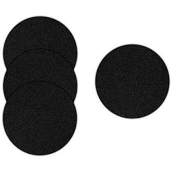 Filz Untersetzer 4er Set anthrazit 10 cm