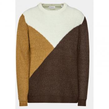 Lindbergh Strickpullover Braun Relaxed Fit 30-804059