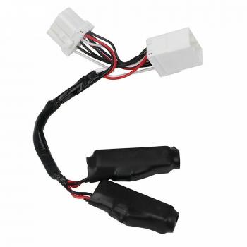 Égaliseur de moto avec prise LED pour Glide Road King Softail Dyna 1996-2012