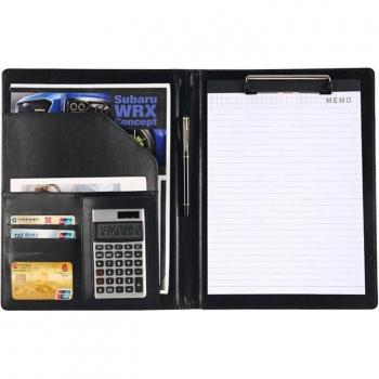 Professional Padfolio Organizer A4 with Card and Pen Holder
