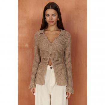 Tricotaj Cardigan Elena Standard Marrone