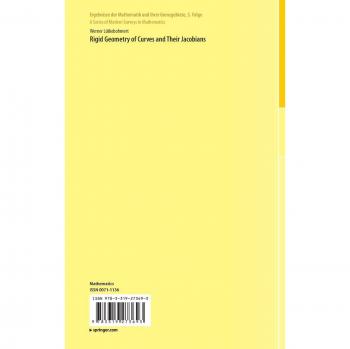 Lütkebohmert, Werner: Rigid Geometry of Curves and Their Jacobians