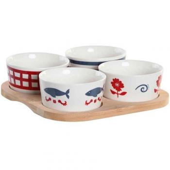 Tavola Aperitivi DKD – Gres Rosso Azzurro Bianco