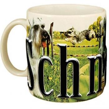 Embossed Schnauzer Design 18oz Mug – Americaware