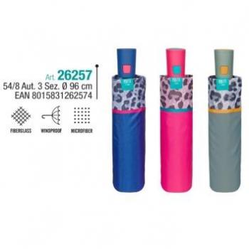 Paraguas Mini 54/8 para Mujer con Estampado de Animales