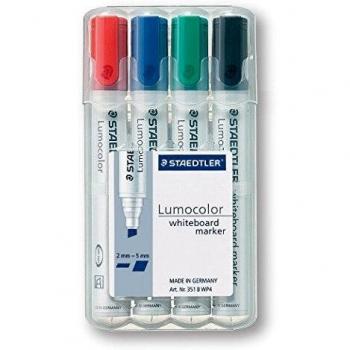 Board-Marker Lumocolor® whiteboard marker, STAEDTLER Box mit 4 Farben
