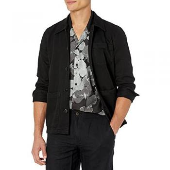 Barney Worker Jeansjacke in Schwarz