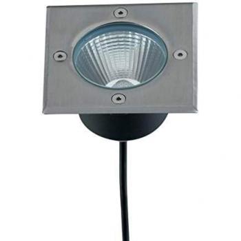 Incasso LED Walk 12W Quadrato in Acciaio Inox Luce Naturale 14 cm