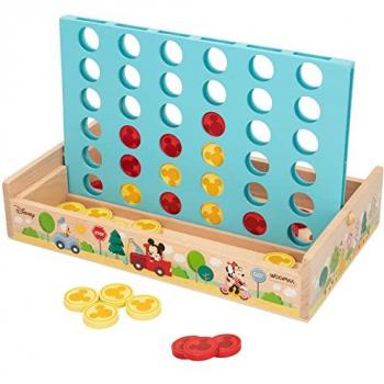 WOOMAX Colorbaby Houten Speelgoed voor Kinderen – 4 kleuren, 37 stuks