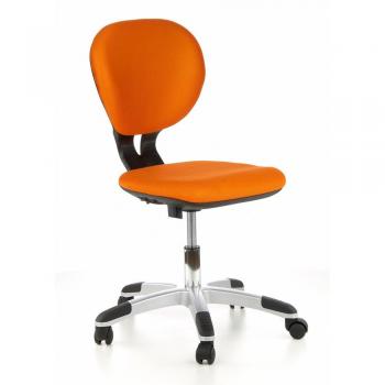 Ergonomischer Kinderschreibtischstuhl BILLY KID HjH Office 670240 – orange Netzstoff, drehbar und höhenverstellbar