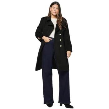 Wallis Women's Combat‑Style Button‑Down in Black, 18