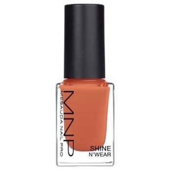 Vibrant Orange Glam Nail