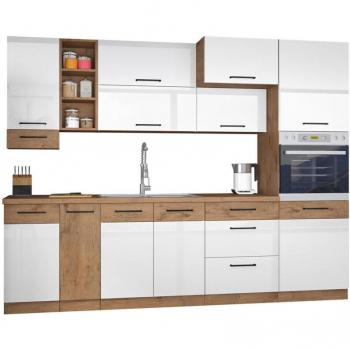 KitchMod Wood White 137 – 270×57 cm, Pannello Truciolare Laminato