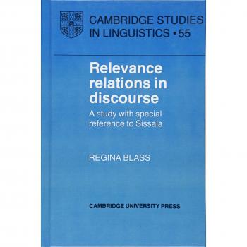 Ingles otros  relevance relations in discourse hb  cambridge