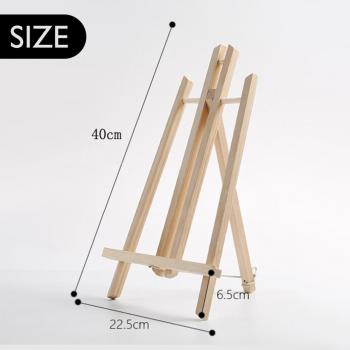 Support artistique portable en bois 30 cm