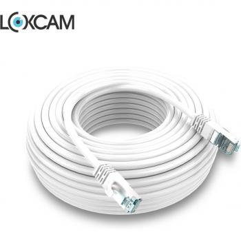 Câble Ethernet Cat5 RJ45 étanche pour extérieur, 50M