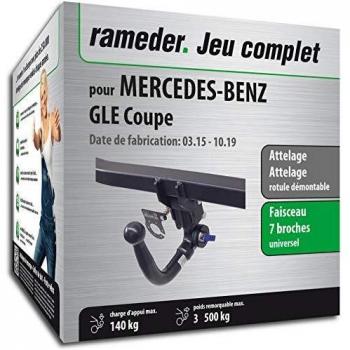 Attelage démontable Rameder pour Mercedes-Benz GLE Coupe 7 Broches