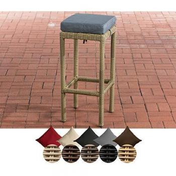 Garten Barhocker Alia 5mm mit Sitzkissen