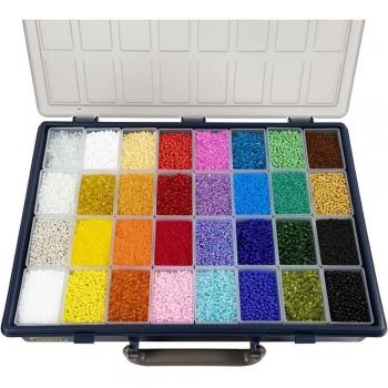 Perlenvielfalt 6/0+8/0+15/0, 32 x 100g Mehrfarbig