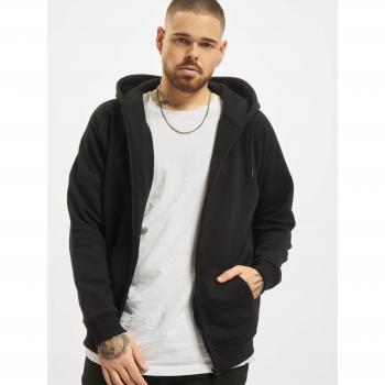 Urban Classic Zip Basic Black Hoodie – Large (Men)