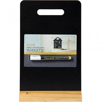 Lavagna da Tavolo Securit in Teak 33,5x21x6cm