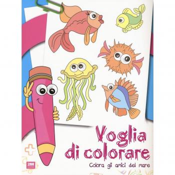 Voglia di colorare. Colora gli amici del mare