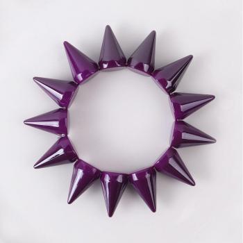 Studded Plastic Wristbands for Women