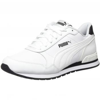 White PUMA ST Runner V2 Full L – Leder‑Sportschuh, Gr. 44