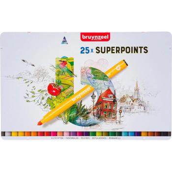 Bruynzeel Malstift Superpoint (25 Farbvarianten)